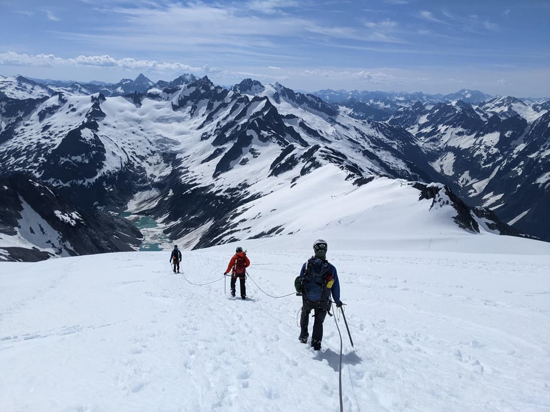 Eldorado Peak in North Cascades National Park, Washington.